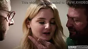 Teen gets uncomfortable by pervy neighbors?