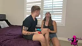 Ophelia Kaan relieves step son's stress!