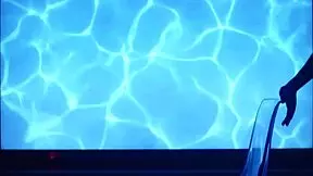 Blue mood slow-motion squirting closeup