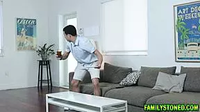 New stepmom observes her new stepson with destiny 18+