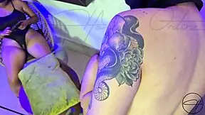 i gave a rough creampie to the borrowed hotwife. my cuckquean girlfriend came watching.