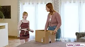 Now that i am 18 i can finally lick my busty stepmoms pussy