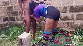 female referee recieved a hot sex from sport manager in outdoor fuck