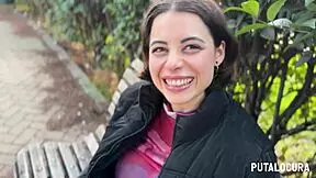 lulita star, this incredible latina with big tits, gets caught by torbe and swallows all his cum.