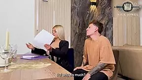 I banged the hot real estate agent with big tits as her client