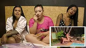 React Ao Filme Bobeou Dançou - Sant Assiste Seu Primeiro Porno Com Ariella Ferraz E Amanda Borges Fazendo Anal