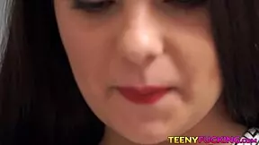 Young chick pleases her man with sucking and fucking.