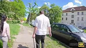 hunt4k young lovers fuck outdoors for cash since they can't leave the city