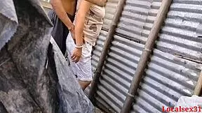 wife gets outdoor sex from friend, deep fuck on ranch webcam