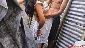 wife gets outdoor sex from friend, deep fuck on ranch webcam