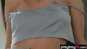 petite big boobed ukrainian beauty gloria sol showing her trimmed pussy