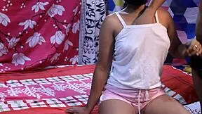 indian housewife fucks husband in bed