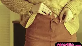 big tits petite italian beauty strips to flaunt her luscious body!