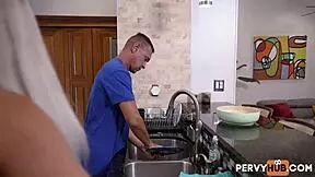 Peter and Katee share intense forbidden sex lesson.