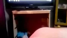 Fucking my fat filthy wife while watching me fuck tight petite teen step daughter