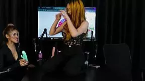 How does Jhocy do her oral sex? Watch her tits get sucked!