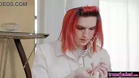 Shemale Ts Foxxy Enjoyed Triple Blowjob By Horny Patient Jean Hollywood In Group Fucking Scene?