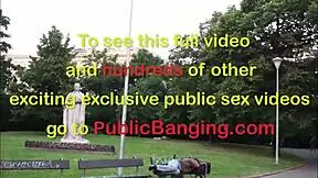 cute teen girl fucked by 2 guys in public