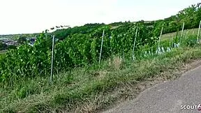 I risked an outdoor fuck with a stranger for help, feeling christy ley's tight pussy on my skinny german latina teen body