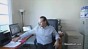 Teen Secretary Gets Her Ass Fucked By Horny Boss