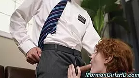 Ginger teen 18+ mormon nailed