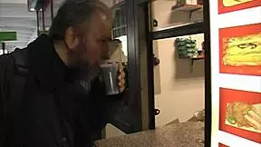 Old Lecher Pavel Terrier Seduces Teen Ashley Sweet With Blowjob