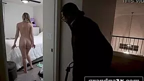 horny old guy sneaks out from senior home to fuck young 18+ beauty