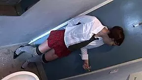 vigilantes spy on cameras as young girl gets fucked by worker outdoors.