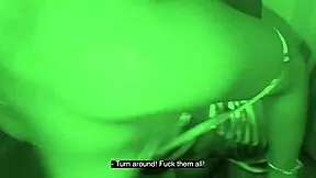 Nightclub hookup blonde bombshell gets it in the wc