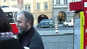 Old Lecher Pavel Terrier Seduces Teen Ashley Sweet With Blowjob