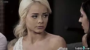 Skinny Teen Elsa Jean Joins a Couple for an Intimate Group Encounter