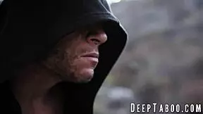 Teen with Big Natural Tits Rides Black Step Cousins Dick!