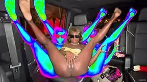 Lola black xxx goes wild uber sex fun with gucci third leg 😈