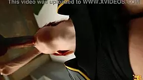 mollyredwolf cosplays helldivers character and gives sloppy blowjob with deepthroat cum in mouth