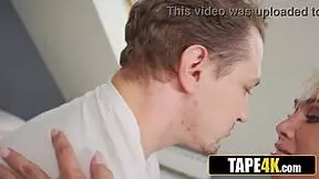 Blonde Milf Stripper Next Door Takes Deep Cock Before World's End