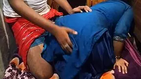 Doggy style fuck with padosi bhabhi, kissing and dirty talk.