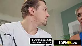 Blonde Milf Stripper Next Door Takes Deep Cock Before World's End