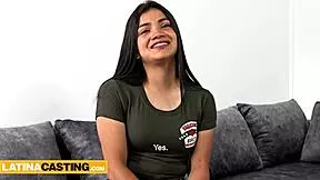 Sexy plumper gets drilled hard by casting agent in lingerie