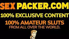 blonde hotel receptionist welcomes me in her tight asshole