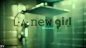 Bold Brunette Queen Took A Shower