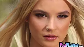 Perfect Blonde Teen Exposes All Natural Naked Body