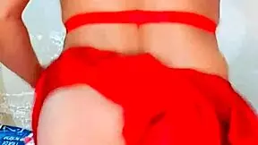 Red Hot Sissy Dominate Shemale Provocatively