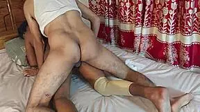 Cumshot at i fuck my horny -stepsister desi girl and desi boy mst sumona and manik mia