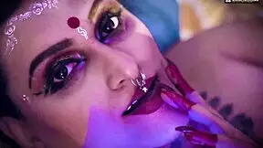 big boobs milf commands her two big cock servants in kamasutra threesome