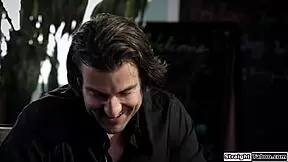 milf stewardess seduces stranger for quickie