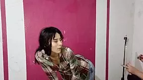 I hired a street painter for a drawing, but he got excited and we ended up together.