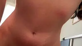 Step sis sharing bed with me, moaning 'don't cum inside' but I cum twice anyway.