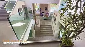 I had a threesome with my stepsister sky pierce and gf chloe temple