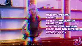 zne cosplay - lucy from cyberpunk edgerunners ft amberzinha free scene