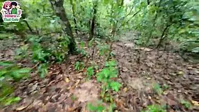 Thai Teen Babe Gets Horny In Forest And Fucks Roughly